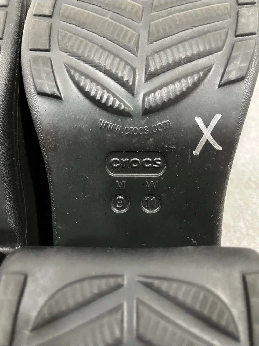 Crocs Siren Clog Black Chunky Heel Platform Women’s Size 11